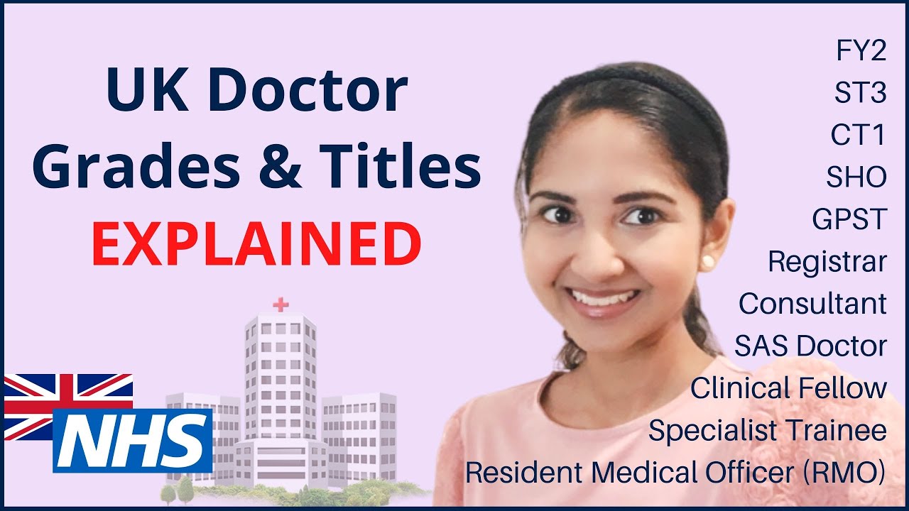 UK Doctor Grades & Titles Explained | FY2, SHO, Clinical Fellow, Registrar, ST3, RMO, Trust grade