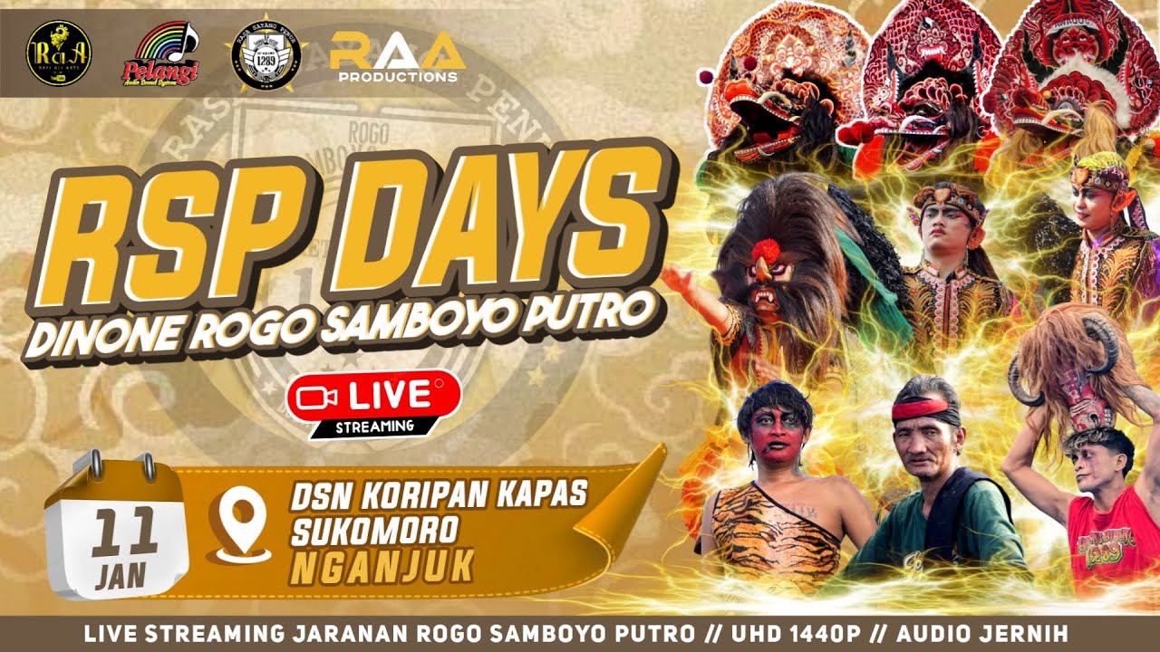 Live Rogo Samboyo Putro Koripan Sukomoro Nganjuk Ft Pelangi Audio