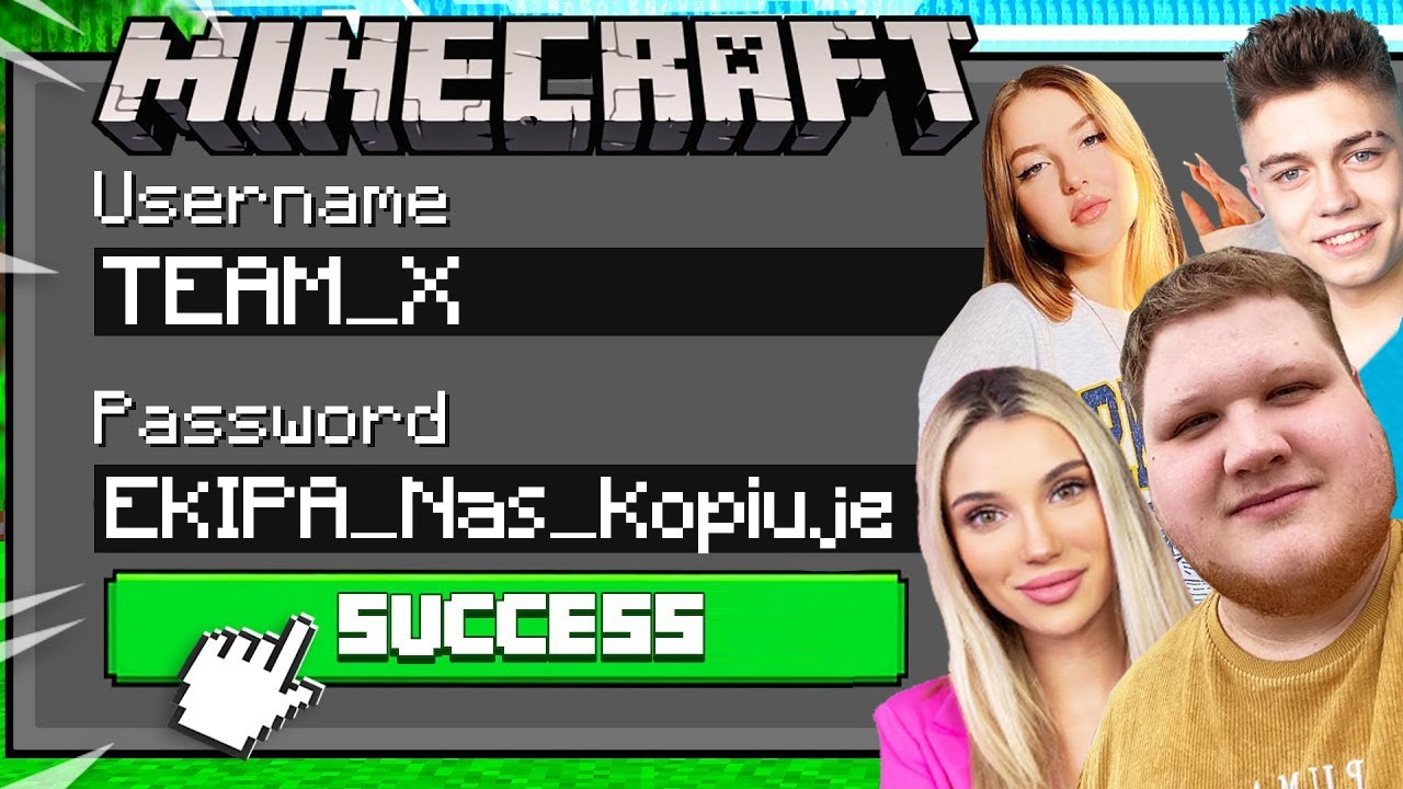 WŁAMAŁEM SIĘ na KONTO TEAM X w Minecraft! (wszystko w jednym)