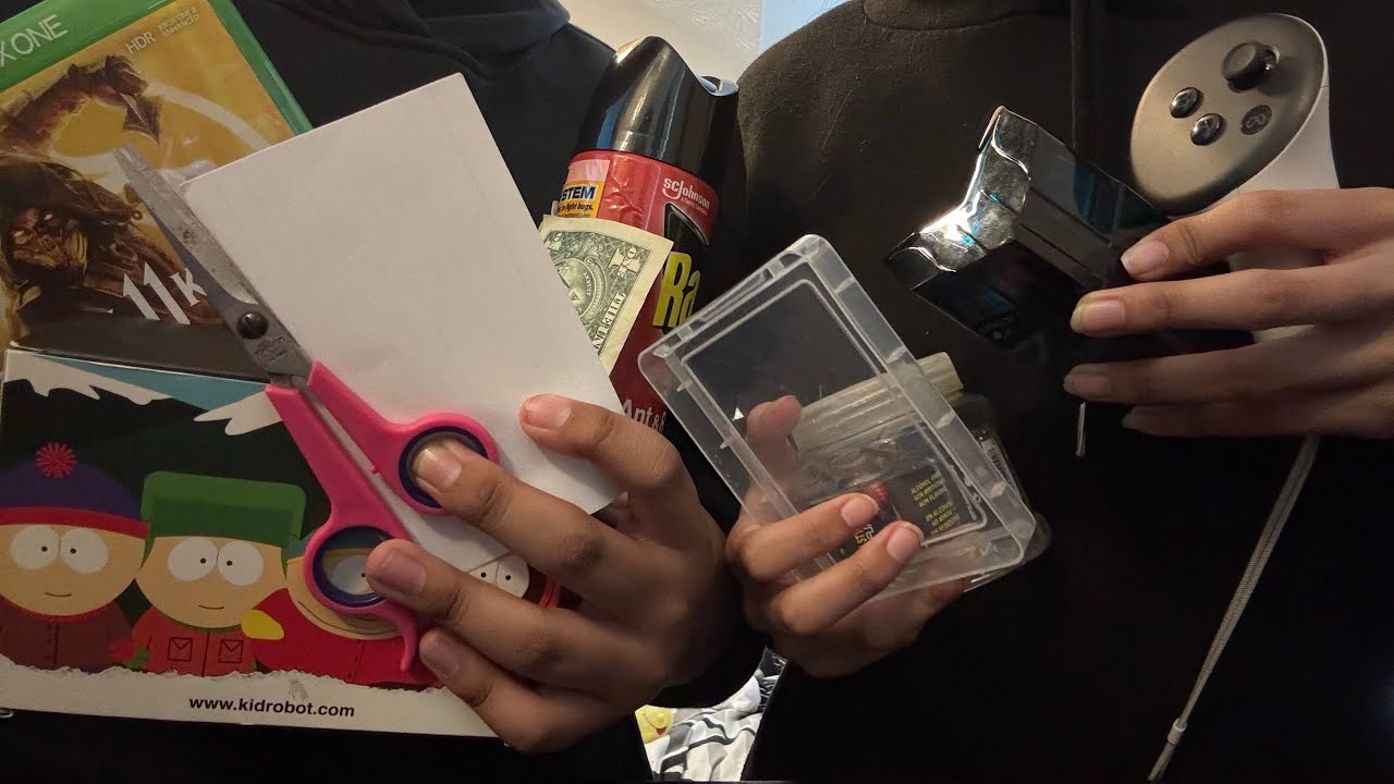 10 triggers in 5 minutes (our first asmr video)
