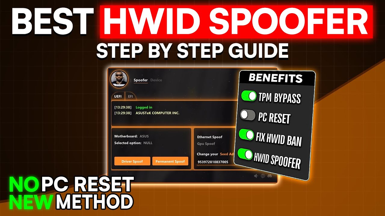HWID Spoofer &mdash; пошаговое руководство по разблокировке!