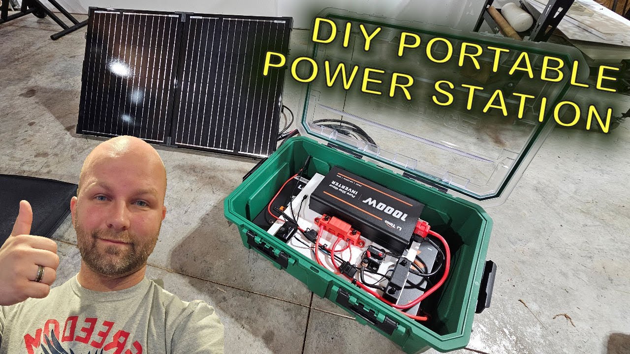 Simple DIY Solar Powered Portable Power Station - LiTIme Powered