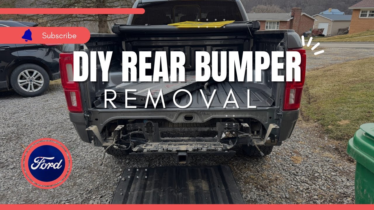 DIY Removing my rear bumper on my Ford Ranger
