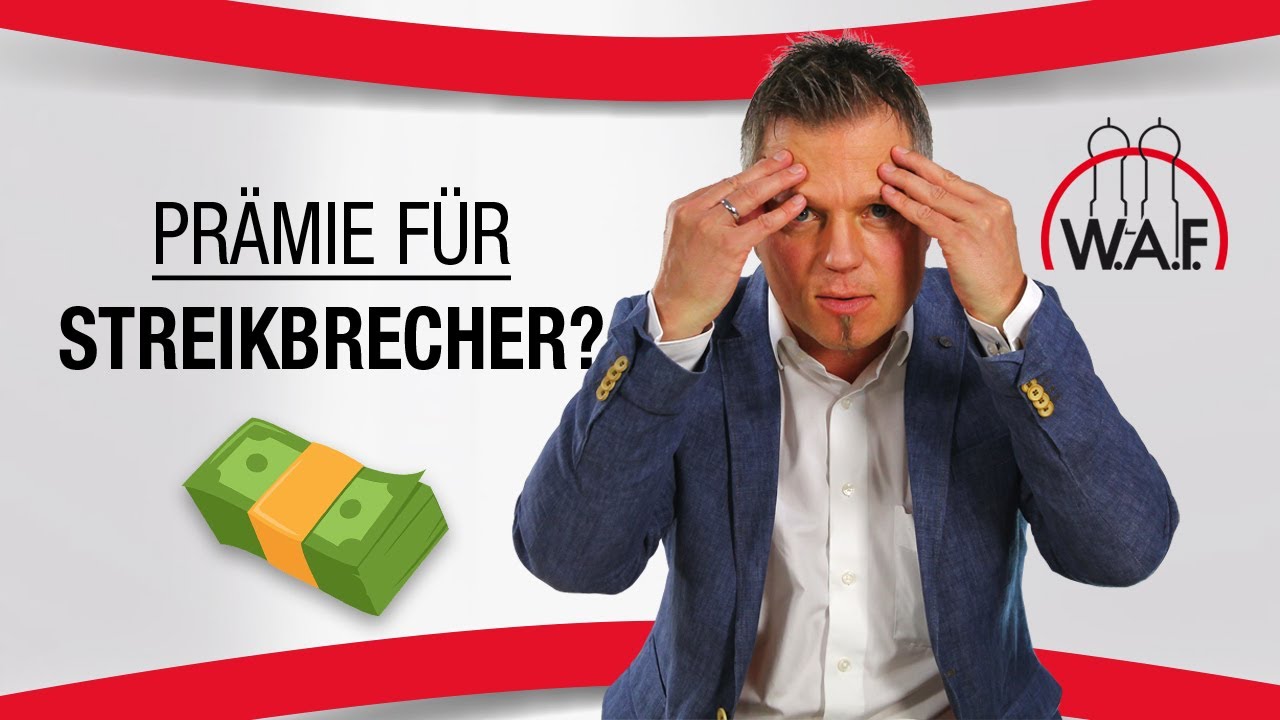 Streik: Arbeitgeber verteilt Streikbruchpr&auml;mien im Arbeitskampf- Ist das zul&auml;ssig?