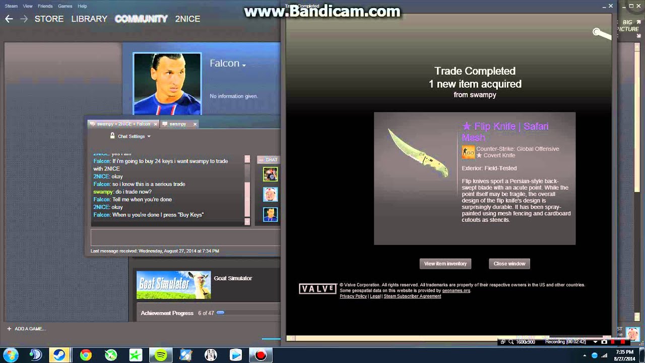 CSGO Scammer gets caught.