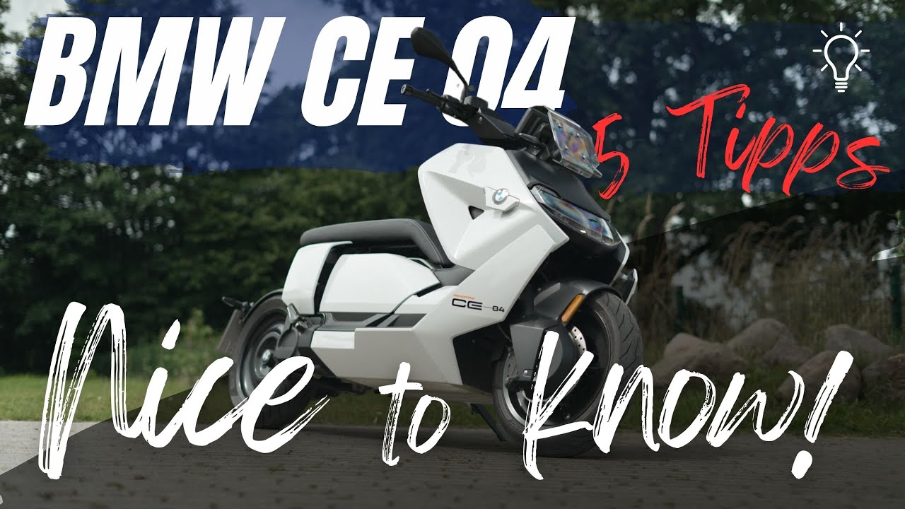 BMW CE 04 -- nützliche Tipps -- nice to know🛵