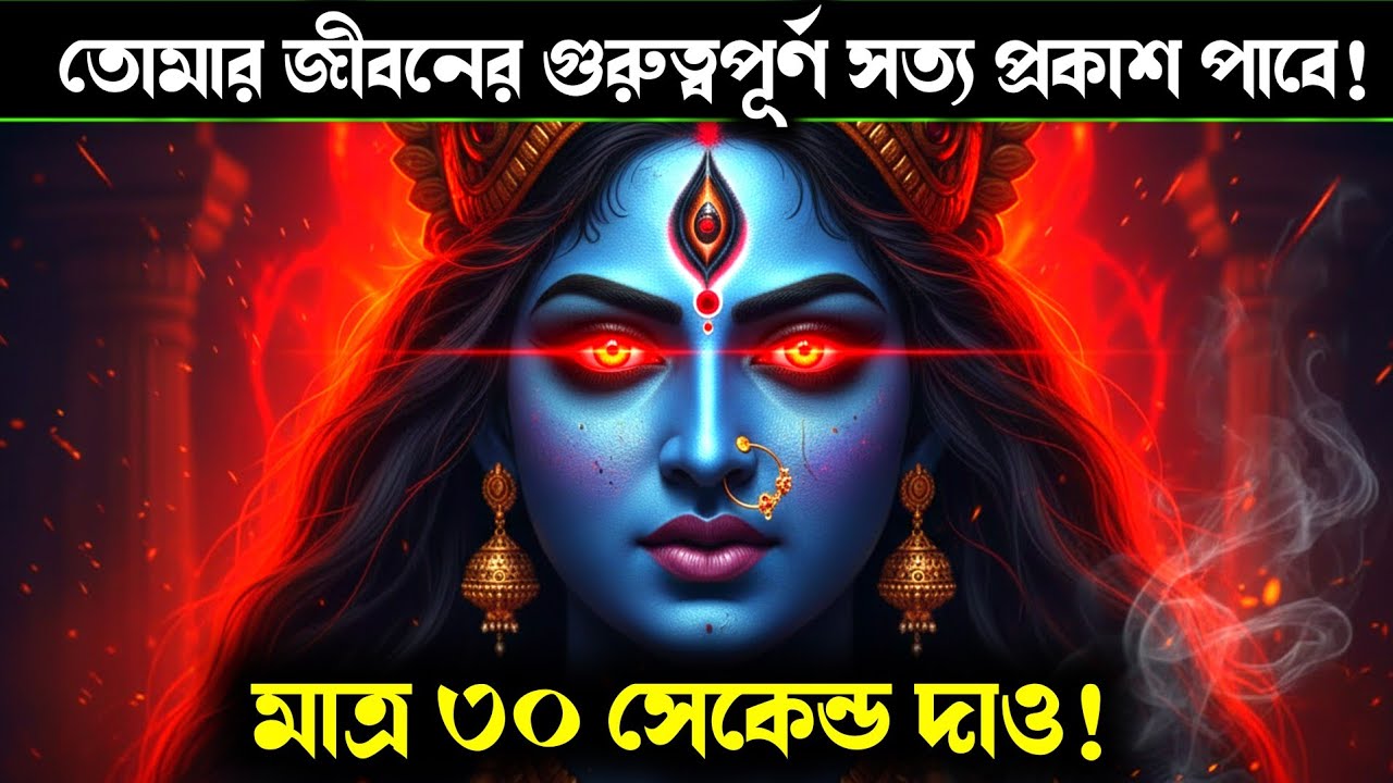 ১১১১ 🕉️ মা কালী বলছেন — থামো! মাত্র ৩০ সেকেন্ড, তোমাকে গুরুত্বপূর্ণ কিছু জানাতে চাই