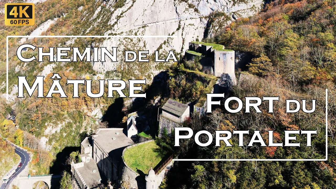 Chemin de la M&acirc;ture & Fort du Portalet - Drone DJI Air 2S