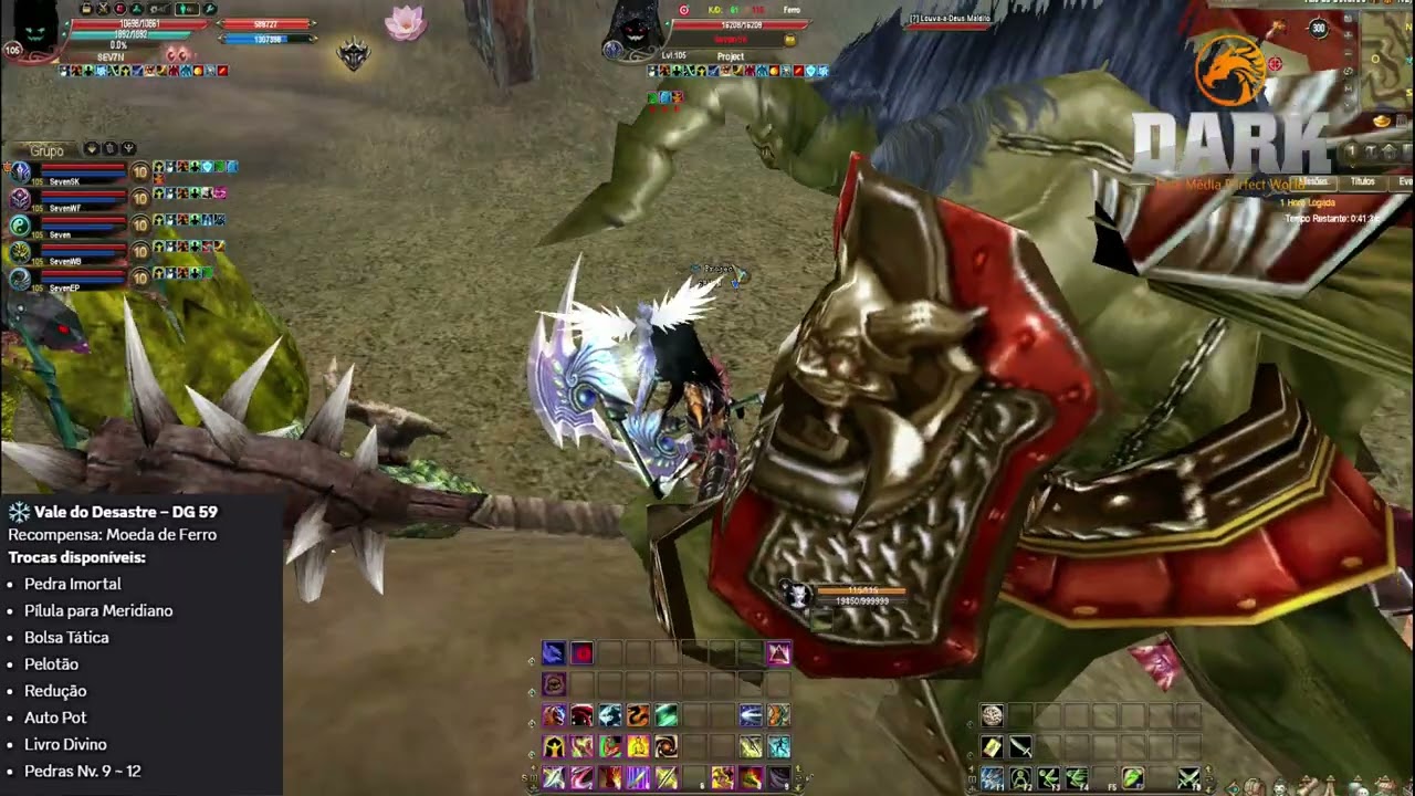 PW DARK - PW DARK -Do zero ao End #4  A melhor DG para se farmar Solo.