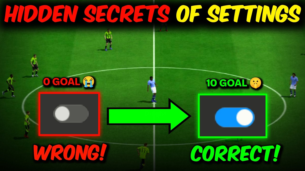 20 SECRETS on GAMEPLAY SETTING - NO ONE WILL TELL YOU in FC Mobile 25 | Mr. Believer