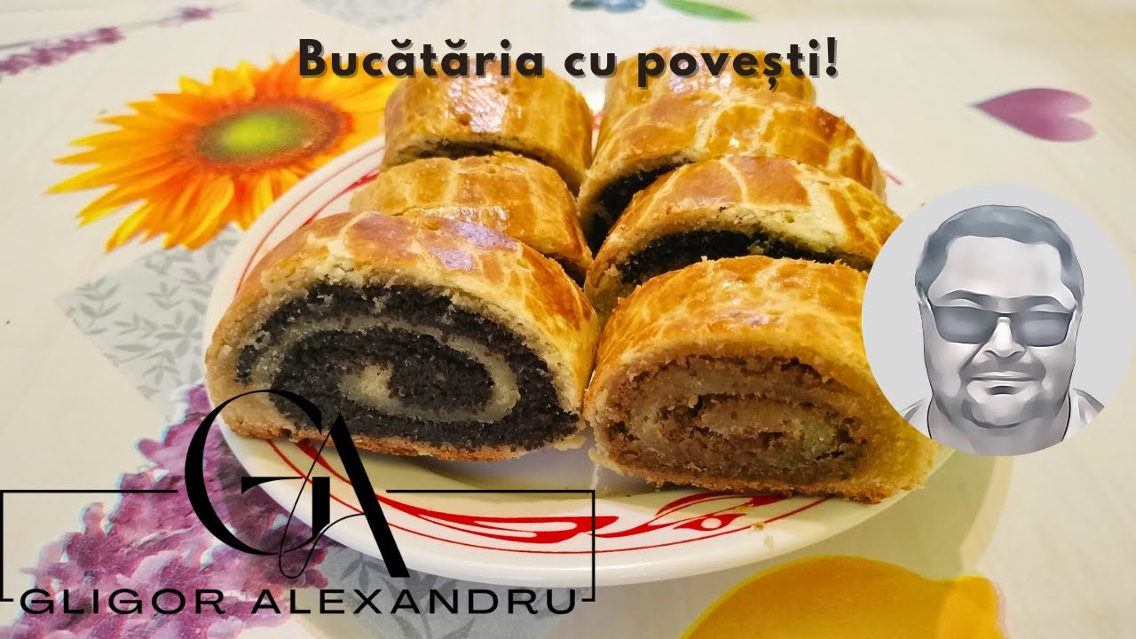 Am făcut cozonaci ungurești (Baigli) cu mac și nucă în bucătăria cu povești!