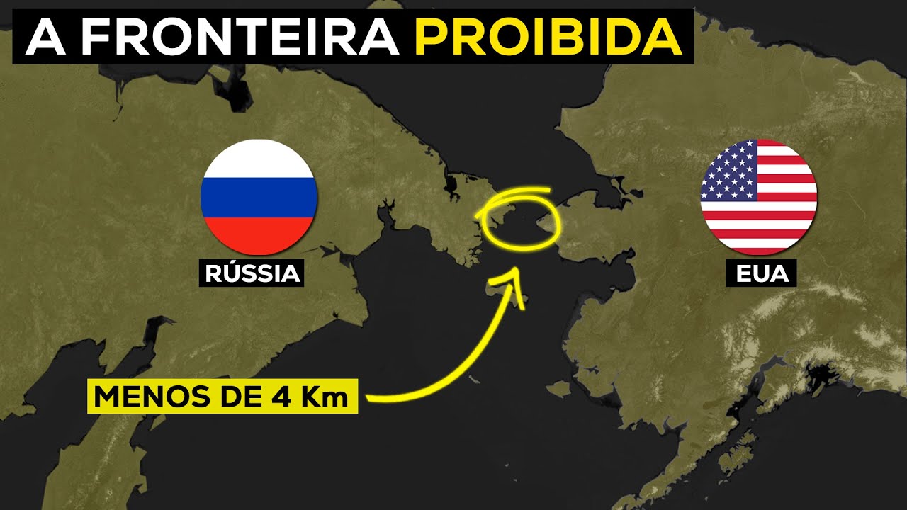 Por que é PROIBIDO viajar dos Estados Unidos até a Rússia a PÈ?