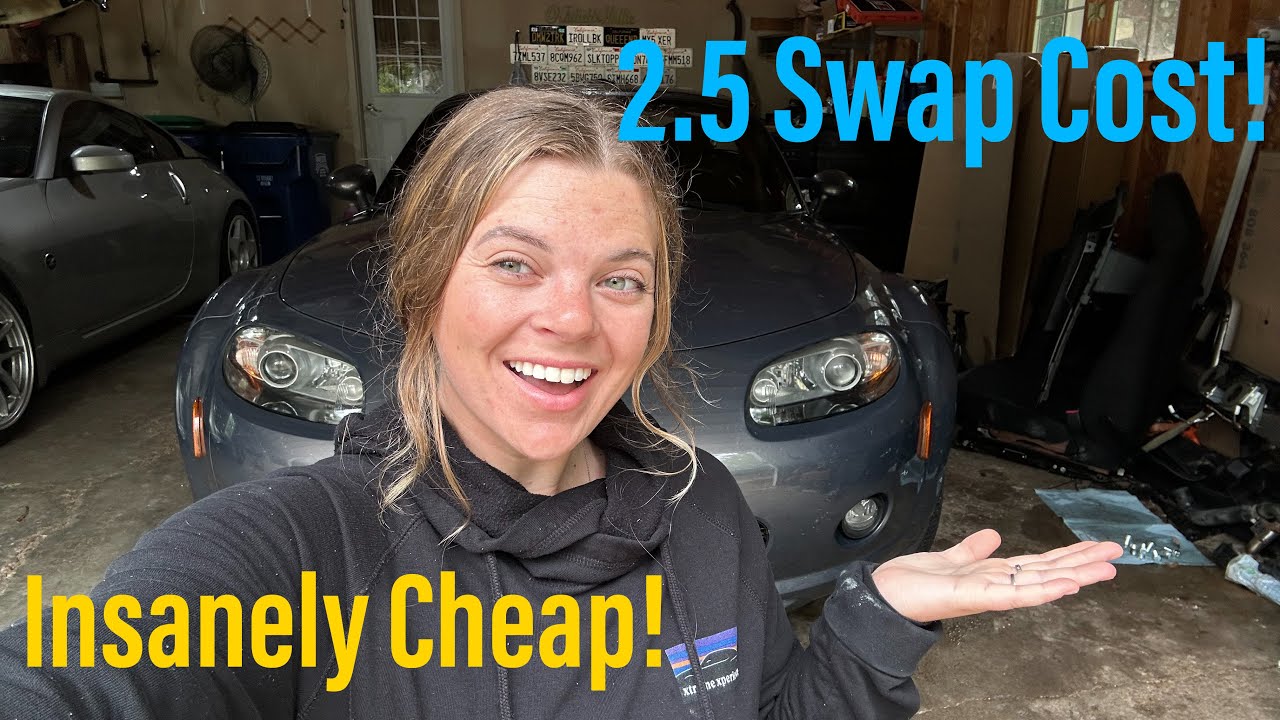 How Much Did It Cost to 2.5 Swap My NC MX-5?