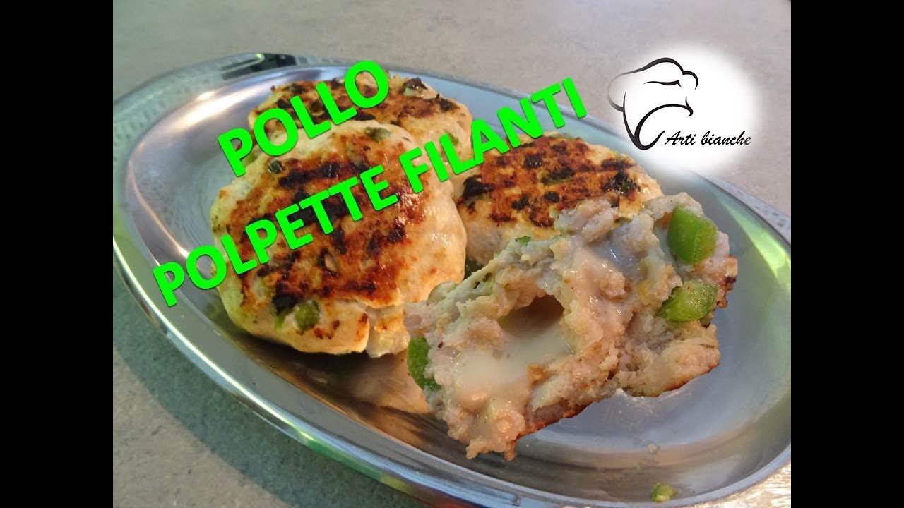 Polpette filanti di pollo e peperoni