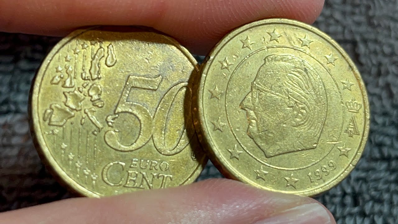 Монета 50 евроцентов Бельгии 1999 года • Стоимость, информация, тираж, история и многое другое