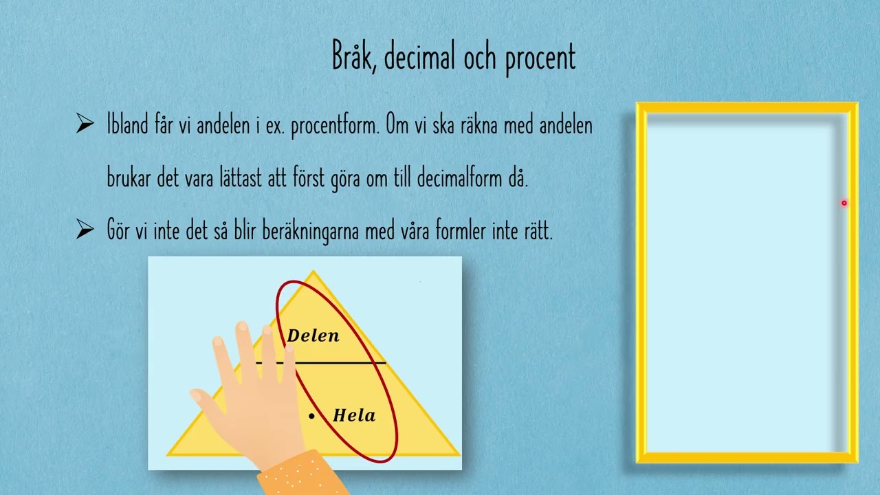 Procent - Andelen