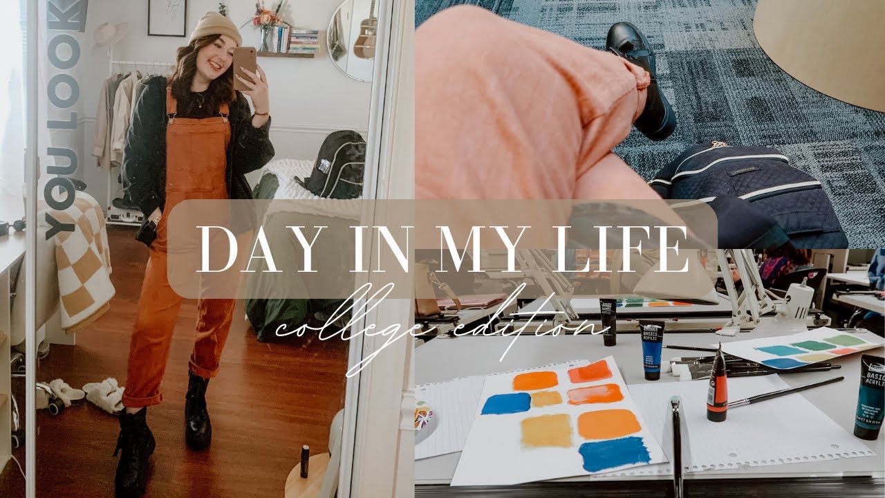 COLLEGE DAY IN MY LIFE: INTERIOR DESIGN STUDENT | full day of classes, editing, projects, self-care