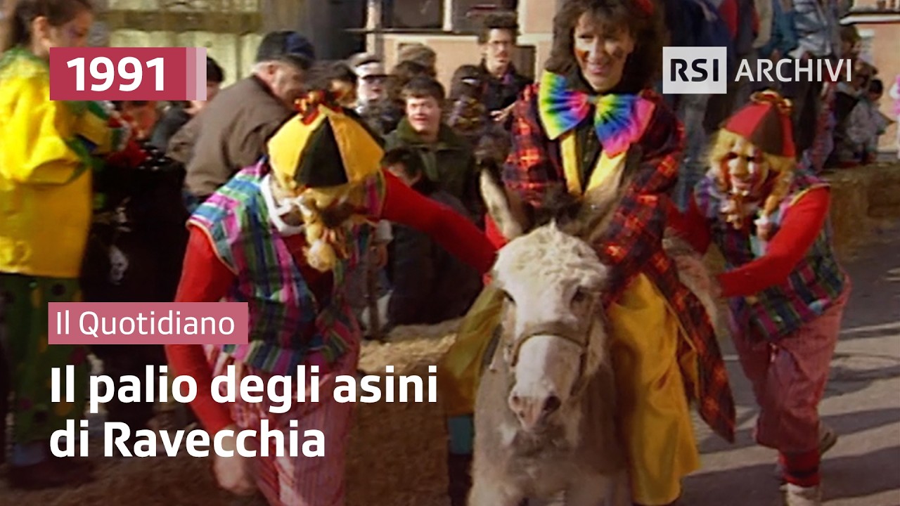 Il palio degli asini di Ravecchia (1991) | Il Quotidiano | RSI Archivi