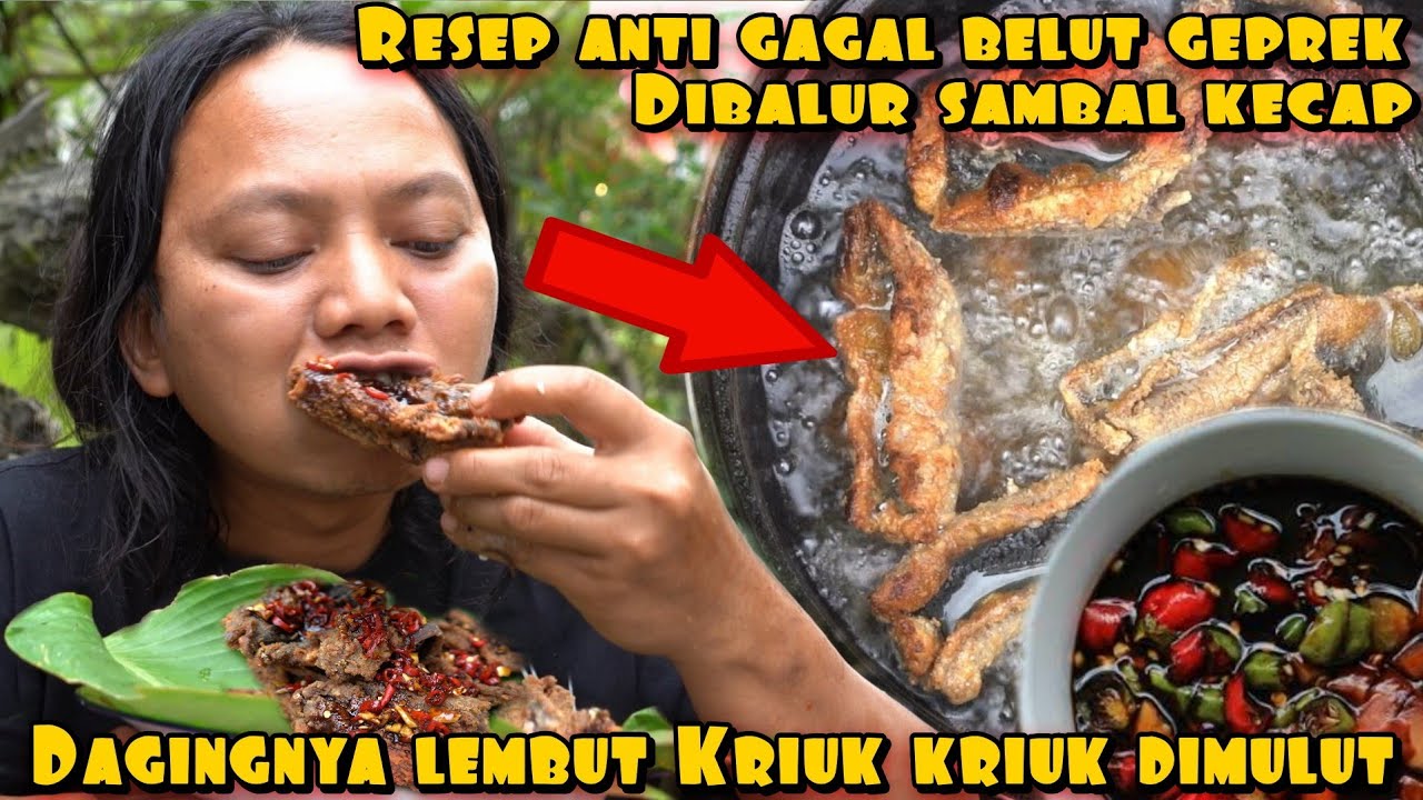 BELUT GEPREK SAMBAL KECAP KHAS DEDE INOEN
