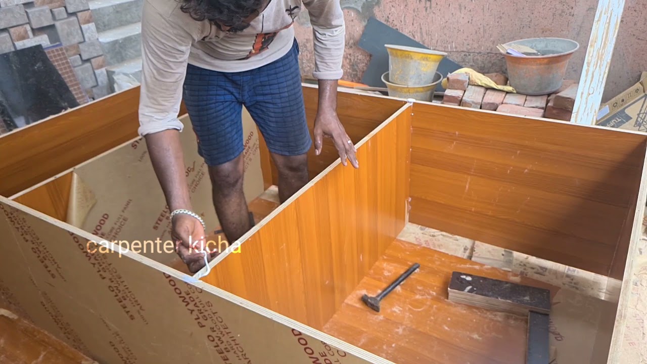wardrobe making  in prelaminated micka plywood