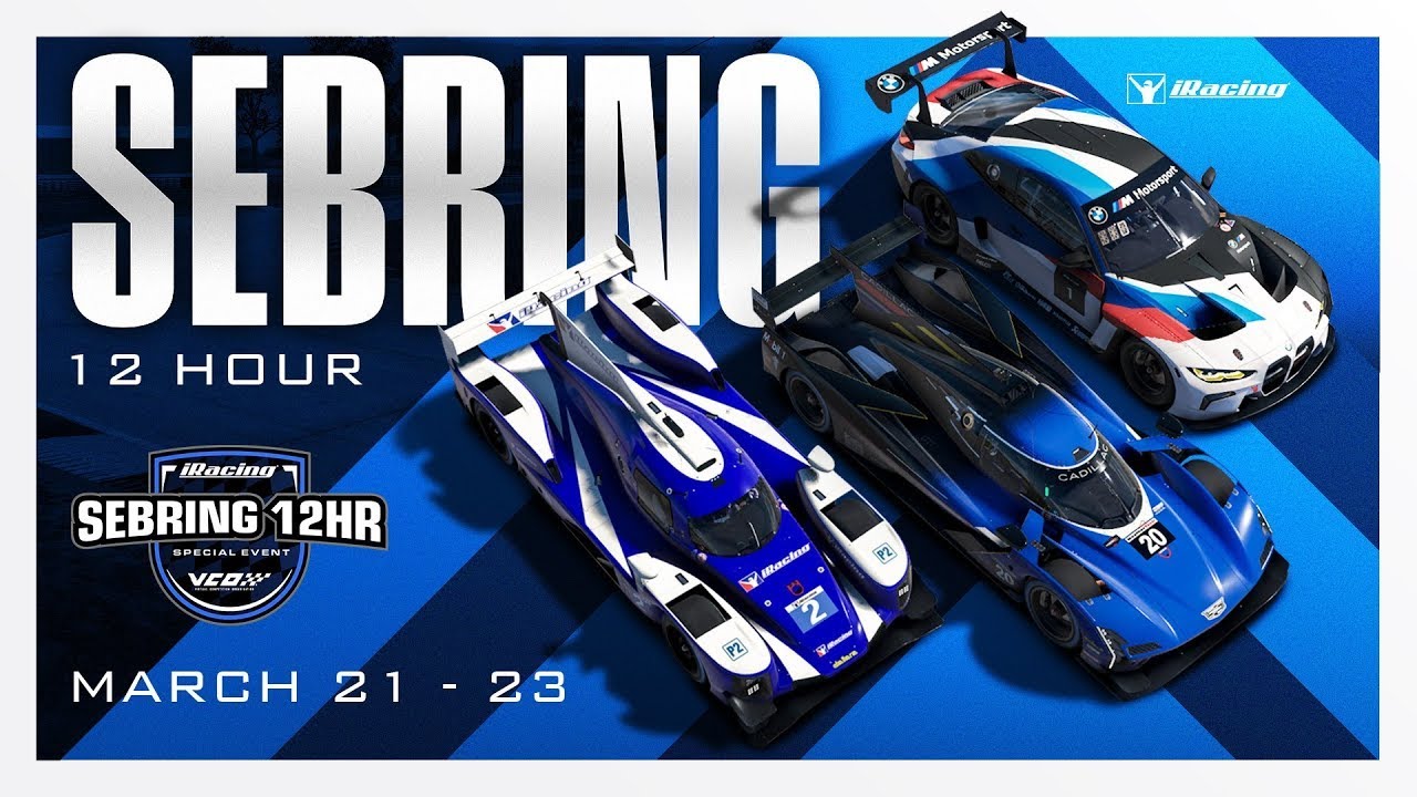 2025 iRacing Sebring 12 Hour powered by VCO | Sebring International Raceway | Part 1