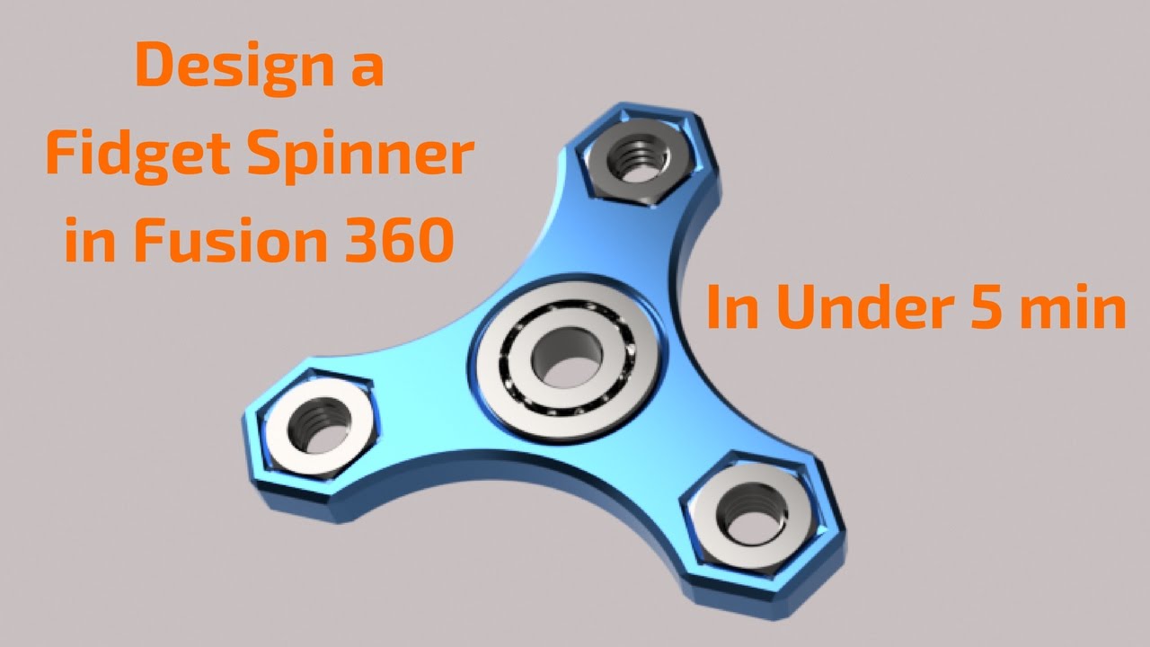 Создайте спиннер в Fusion 360 за 5 минут
