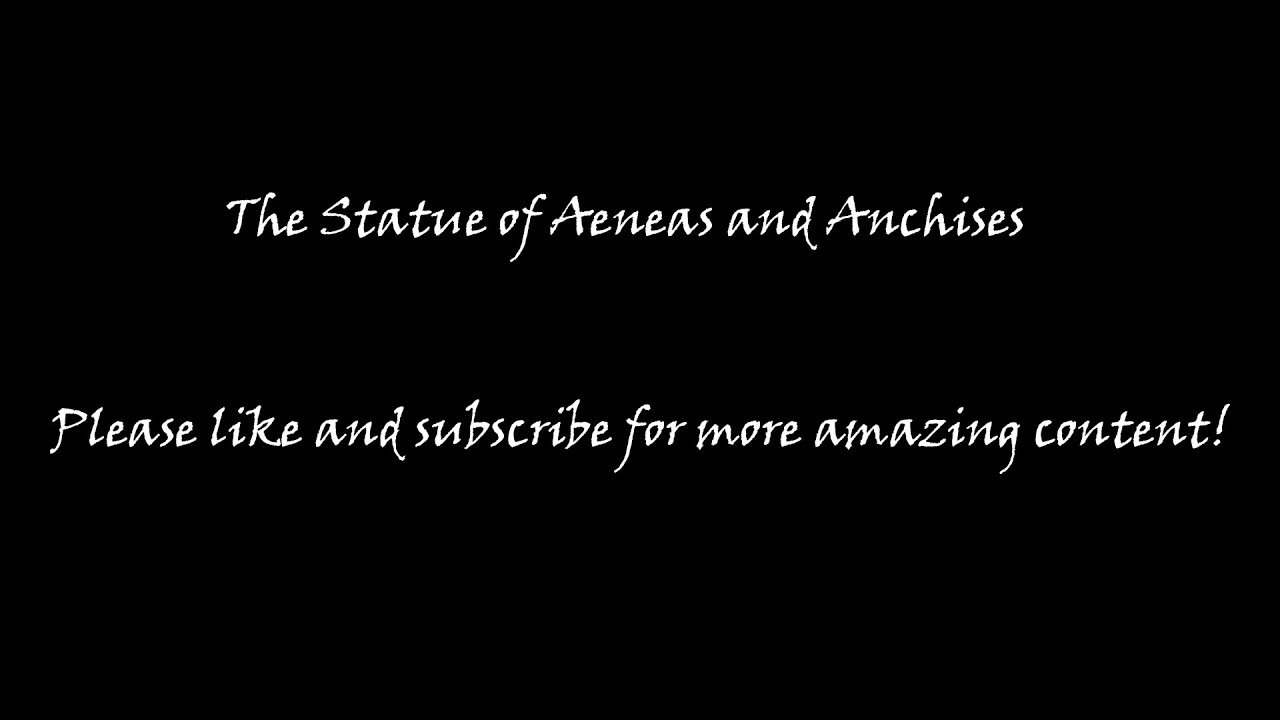 The statue of Aeneas and Anchises