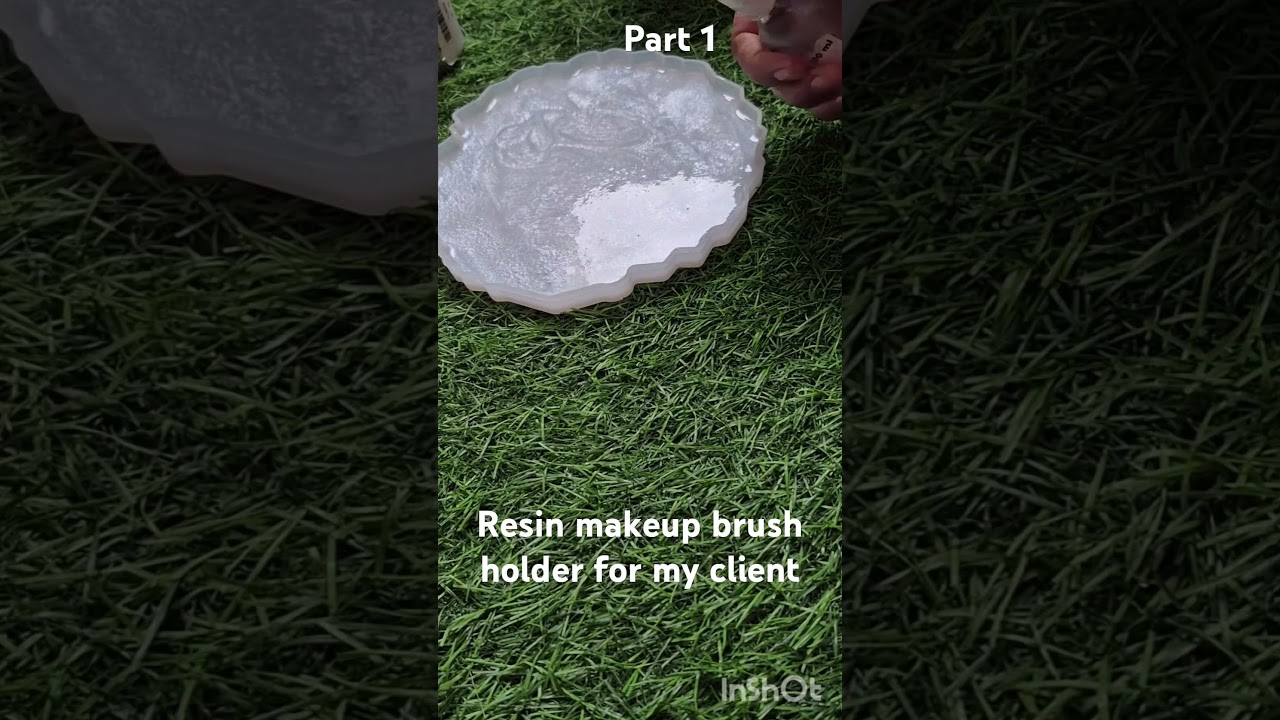 Kaise banaye Resin makeup brush holder