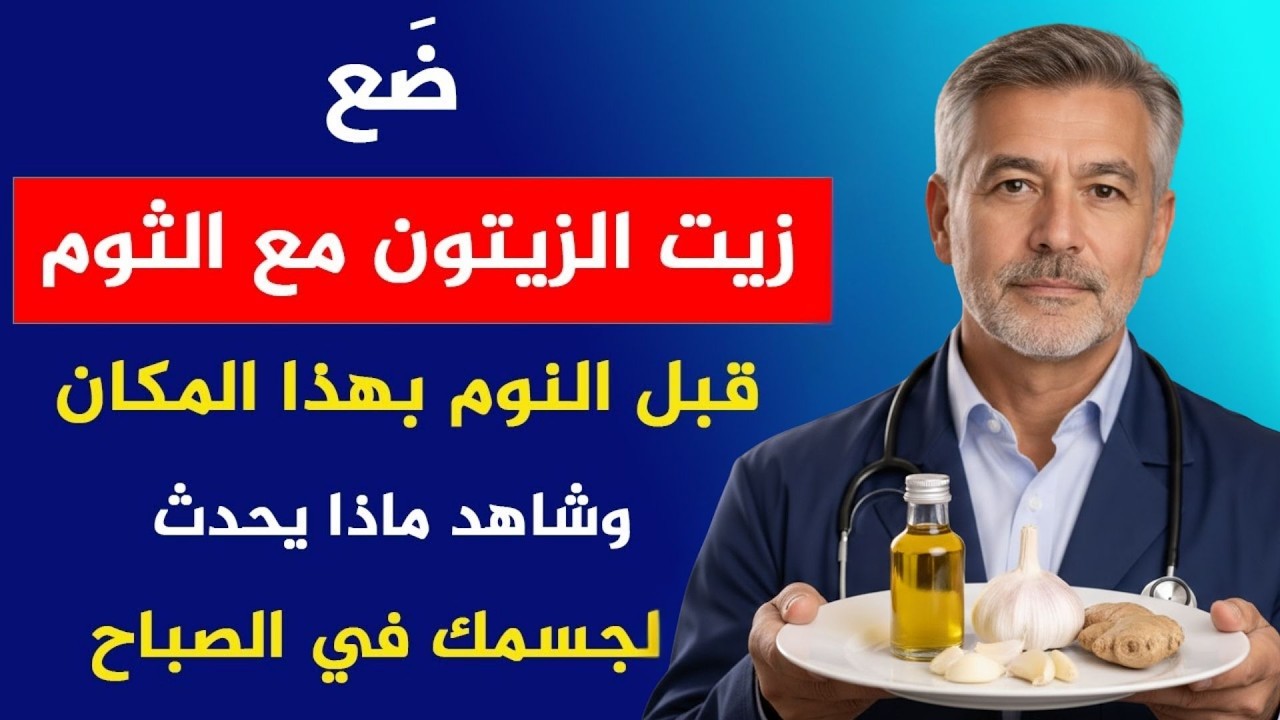 إذا تجاوزت الستين وتتناول الثوم النيئ مع زيت الزيتون قبل النوم… شاهد هذا قبل أن تندم