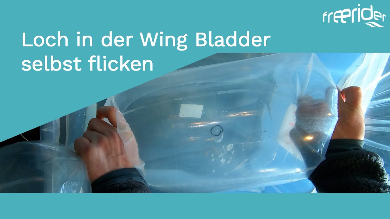 Loch in der Wing Bladder selbst flicken