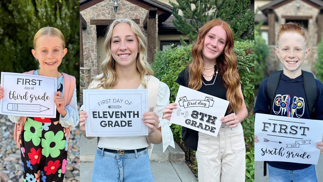 FIRST DAY OF SCHOOL!