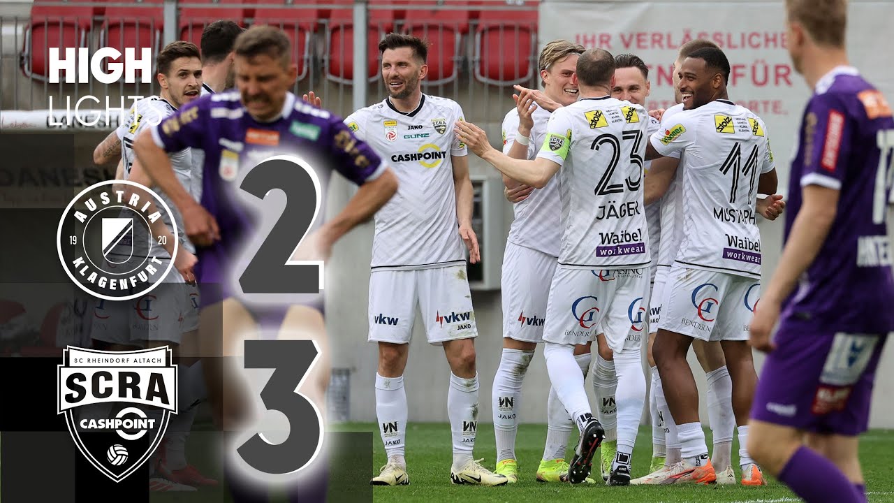 Highlights | Admiral Bundesliga 24. Runde | SK Austria Klagenfurt vs. CASHPOINT SCR Altach