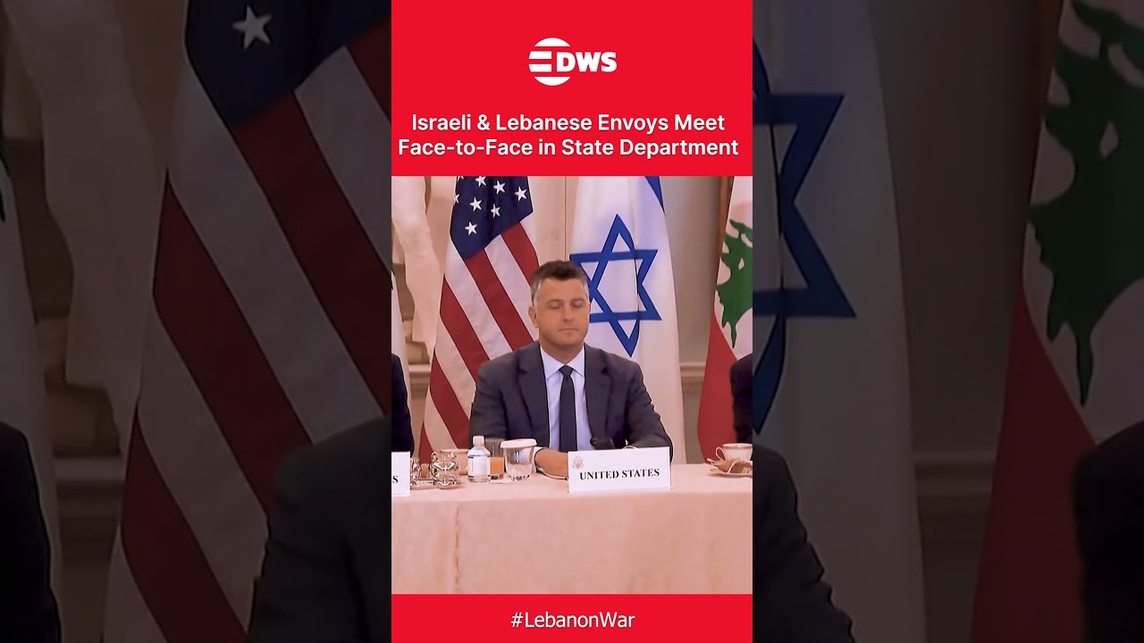 Israeli and Lebanese Ambassadors Meet at State Department for Emergency Peace Talks | AH1C