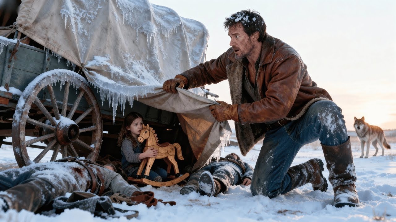 Un cow-boy solitaire trouva une enfant près d’un chariot et lui dit : « Je serai ton père. »