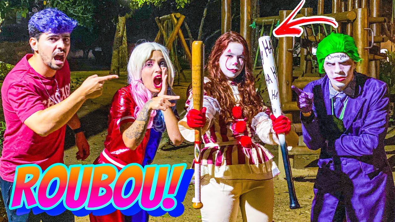 AJUDAMOS A ARLEQUINA E O CORINGA A RESGATAR SEUS BASTÕES NO ESCONDERIJO DA PENNY IRMÃ DO IT A COISA!