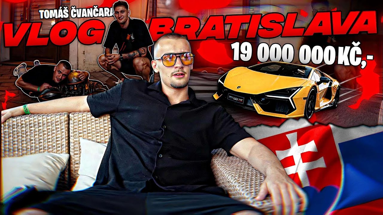 LAMBO ZA 19 MILIONŮ ?! | VLOG - BRATISLAVA