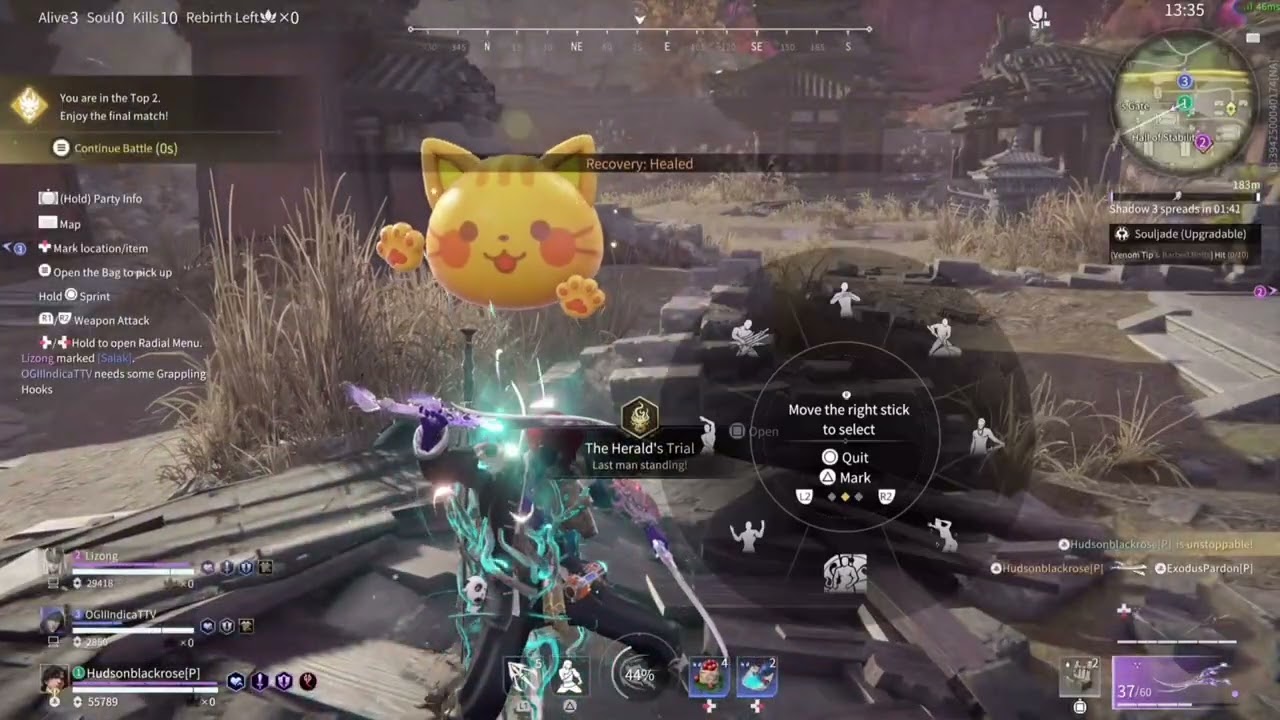 Naraka Bladepoint. Immortal War highlights. Team Rose忍者. Day 2
