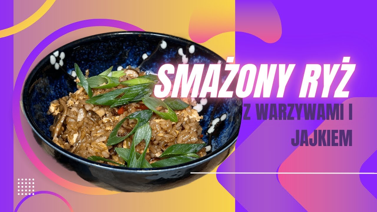 Smażony ryż z warzywami i jajkiem
