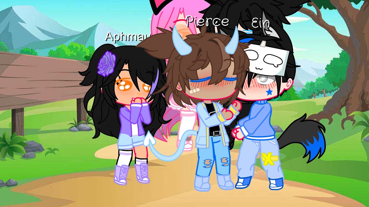 Aphmau crew react to pin (my favorite ship ein x pierce)CRINGE