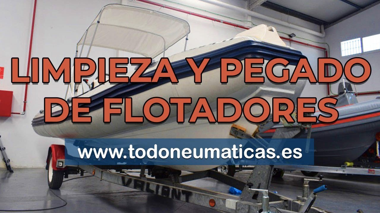 Limpieza y pegado del flotador de una Zodiac