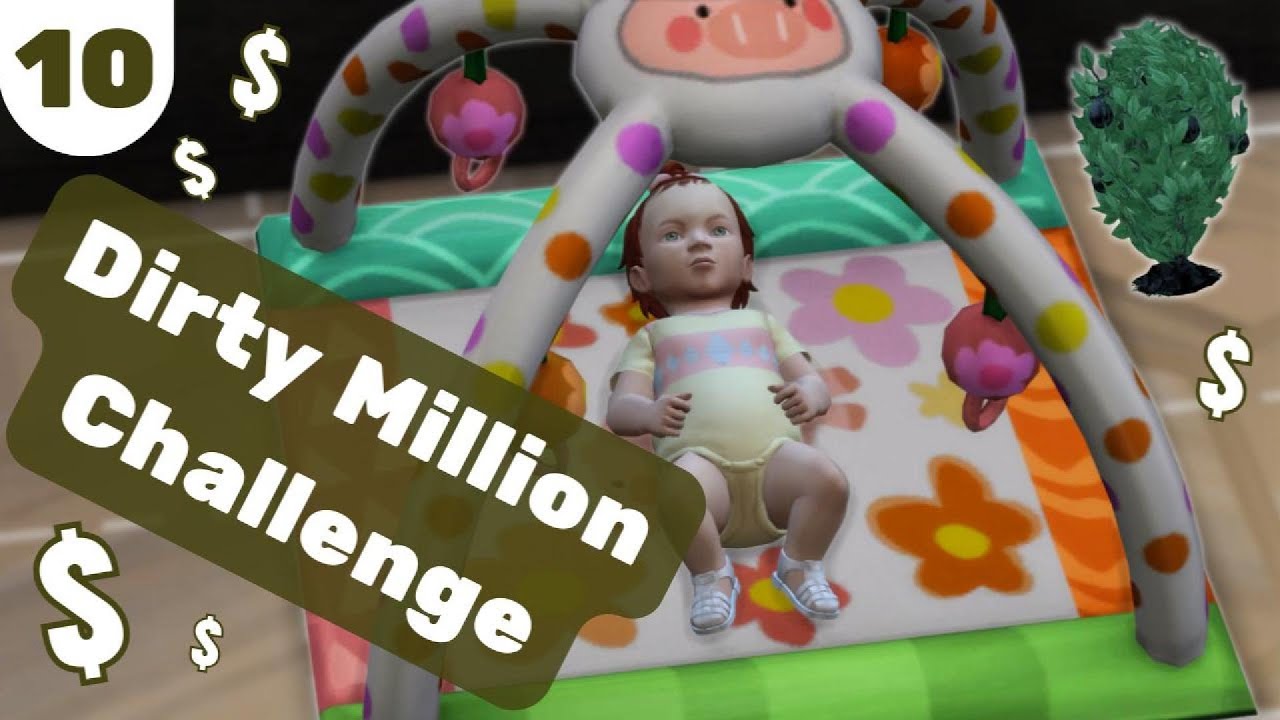 La petite MARGOT ZEILLE GRANDIT ! 😄 | Dirty Million Challenge 💰 Ep 10 | Sims 4
