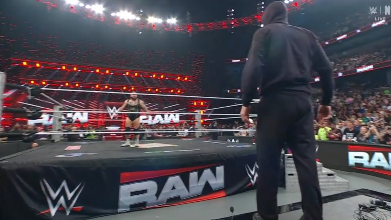 OMG 🤯 Mystery Man confronts The Vision on Raw | Wwe Raw Highlights