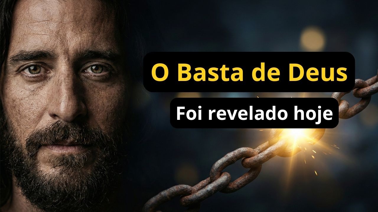 O BASTA DE DEUS: O que estava oculto e bloqueando sua vida foi REVELADO HOJE!