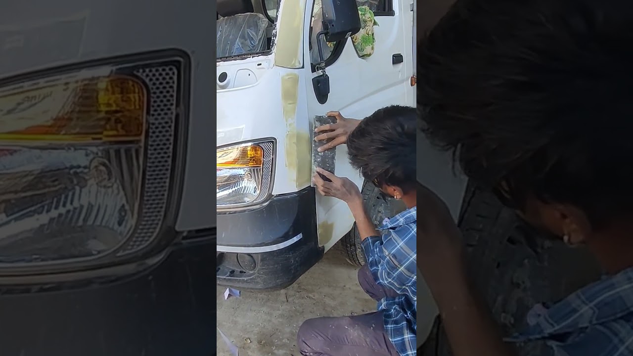 Old Tata Ace Gold Front Side Scratch Painting Work Final look 😲 Nagaon Assam Khutikatia #tatamotras