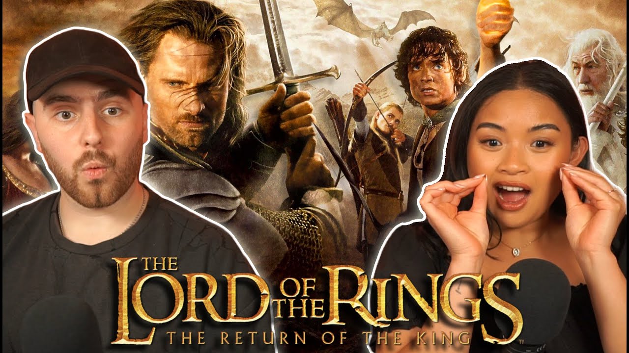 GIRLFRIEND FINALLY WATCHES *The Lord Of The Rings: Return of the King* (Extended Edition) -REACTION!