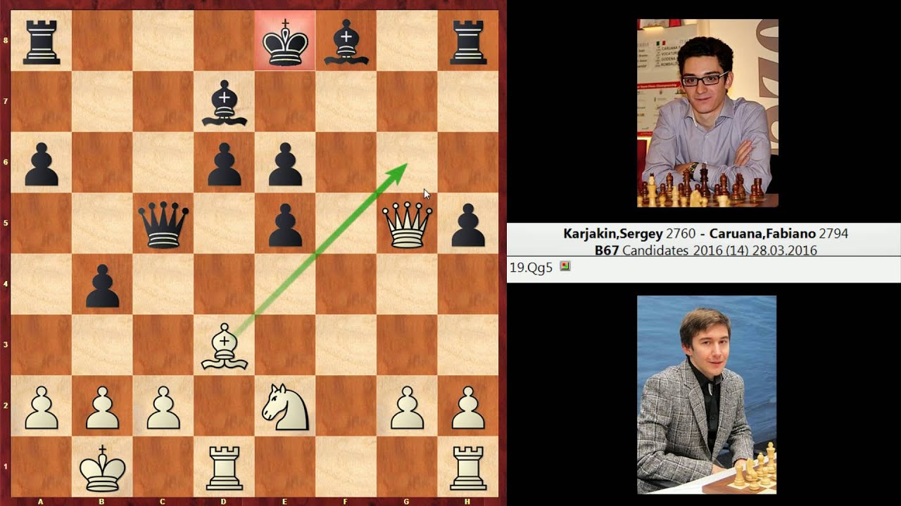 2016 Candidates Chess Tournament: Sergey Karjakin vs. Fabiano Caruana