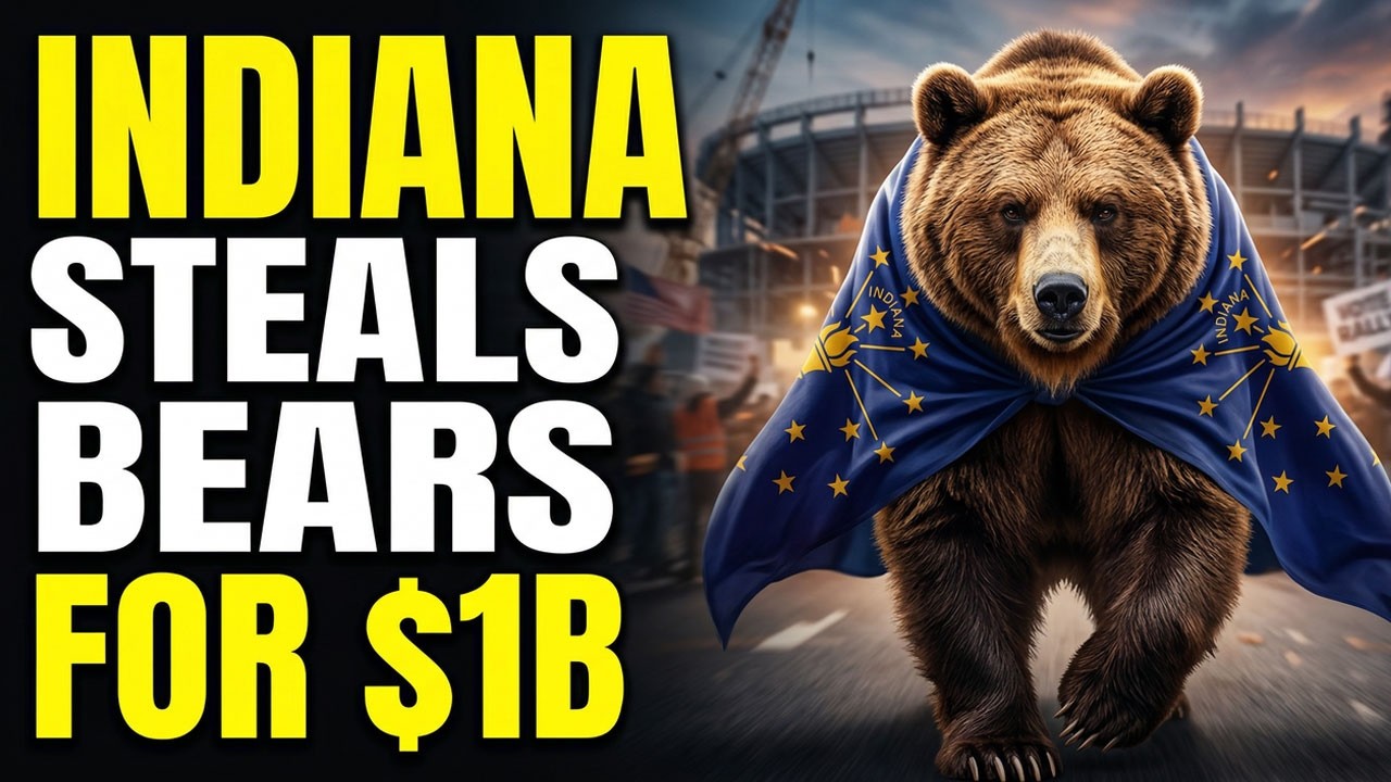 Pritzker's FUMBLE! Indiana INKS $1B Bears Deal in 60 Mins—Chicago Totally Drops Ball
