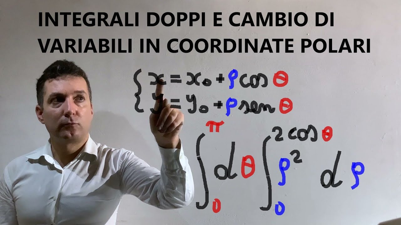 Integrali doppi in coordinate polari .Matrice Jacobiana