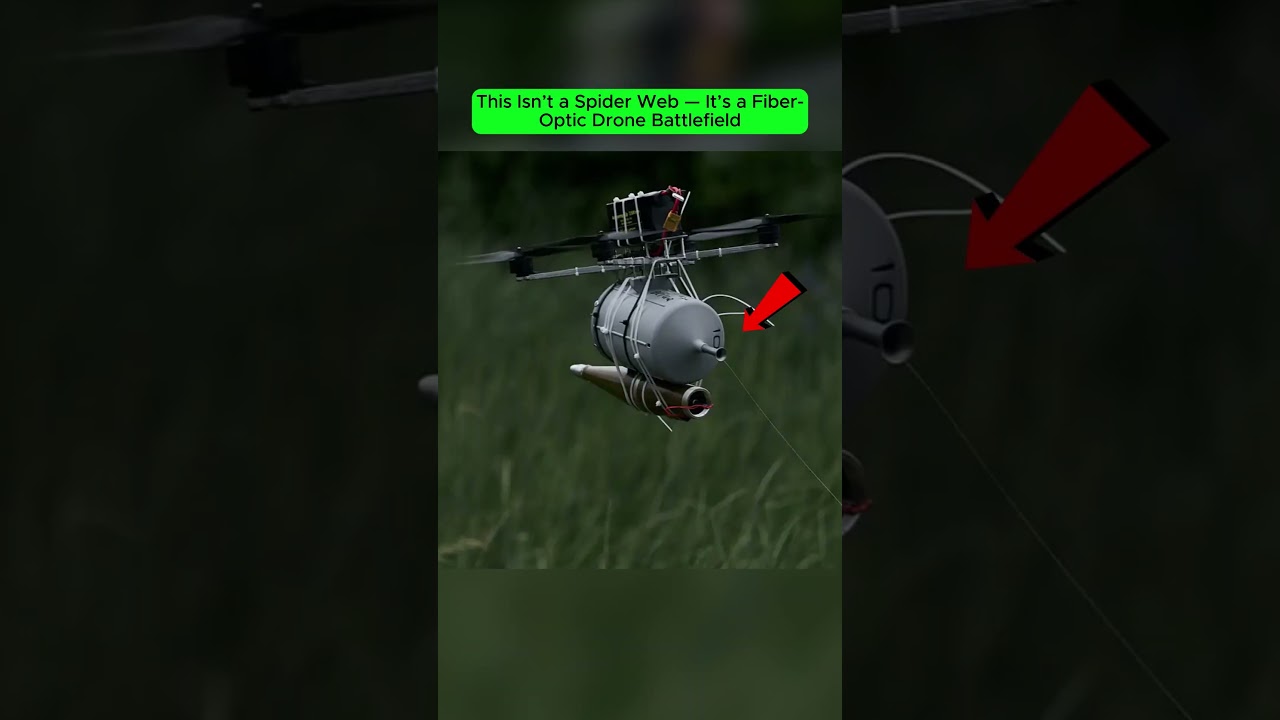 This Isn&rsquo;t a Spider Web &mdash; It&rsquo;s a Fiber-Optic Drone Battlefield #shorts
