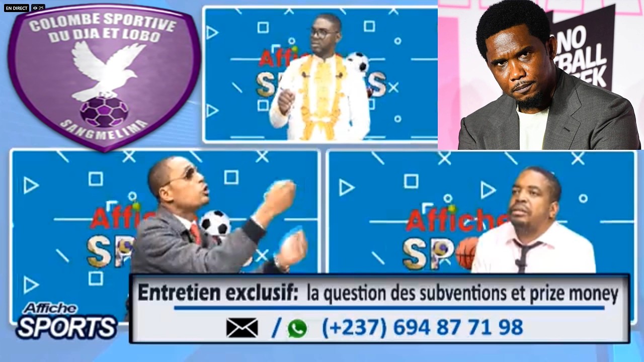 Fecafoot: subvention des clubs, on en parle/Affiche sport du 12 fevrier 2026 sur infoTv